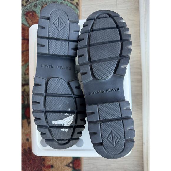 Donald J Pliner Emerald green Women’s Croc embossed Leather Comfy Loafers Size 8 - Picture 5 of 13